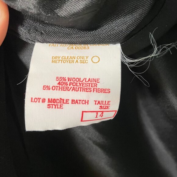 Paris Star Wool Plaid 2 Piece Set - oversized Blazer and skirt - Picture 6 of 11